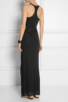 Thumbnail for your product : Helmut Lang Racer-back jersey maxi dress