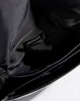 Thumbnail for your product : Monki Cracked Vinyl Cross Body Bag
