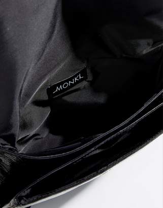 Monki Cracked Vinyl Cross Body Bag