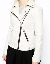 Thumbnail for your product : ASOS Textured Biker Jacket
