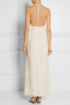 Thumbnail for your product : Alice + Olivia Kelly embroidered silk-chiffon maxi dress