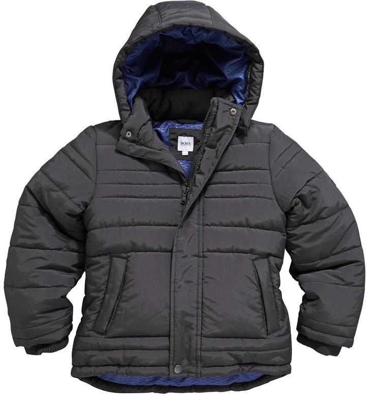 HUGO BOSS Padded Jacket - Black - ShopStyle Boys' Outerwear