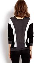 Thumbnail for your product : Forever 21 Mirrored Stripes Sweater