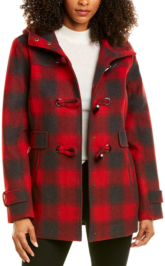 pendleton buffalo plaid coat