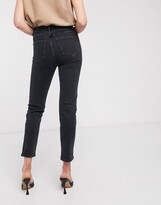 Thumbnail for your product : Stradivarius Tall slim mom jean with stretch in black wash
