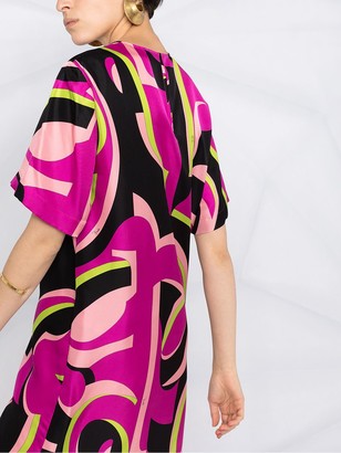 Emilio Pucci Abstract Print Shift Dress