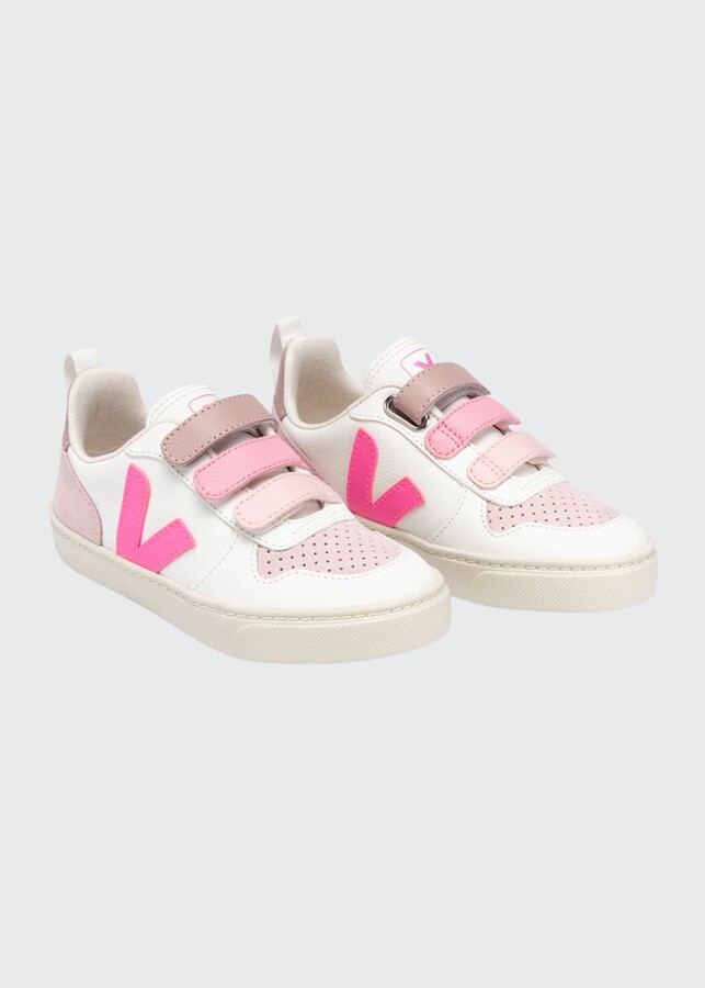 Veja Girl's V 10 Grip-Strap Low-Top Sneakers, Baby/Toddlers - ShopStyle