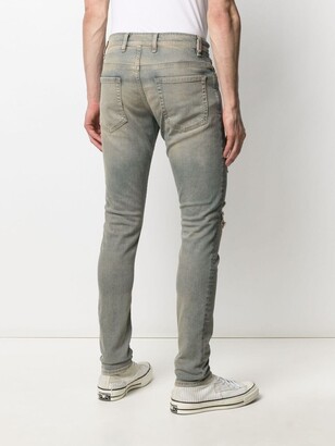 Represent Acid-Wash Distressed Jeans