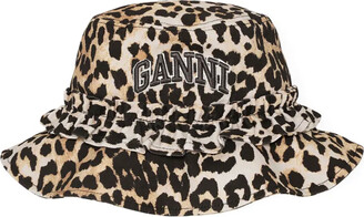 GANNI Leopard Print Bucket Hat 新品未使用品 Ganni - Leopard Print Bucket Hat | HBX