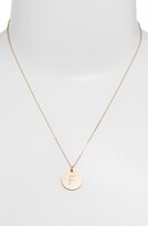 Thumbnail for your product : Nashelle 14k-Gold Fill Initial Disc Necklace
