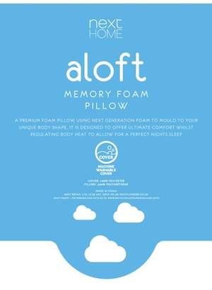 Next Aloft Foam Pillow