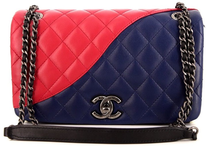 Chanel Pre Owned mini diamond-quilted CC crossbody bag - ShopStyle
