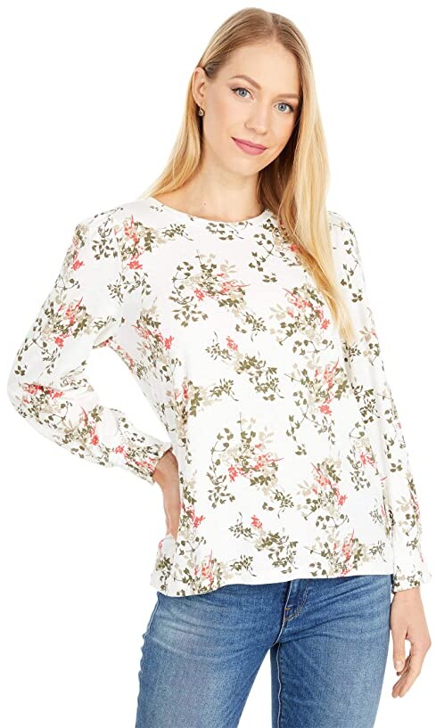 lucky brand puff sleeve top