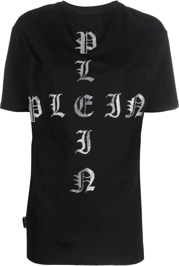Philipp Plein Gothic Plein crystal-embellished T-shirt