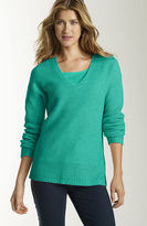 Thumbnail for your product : J. Jill Waffle V-neck pullover