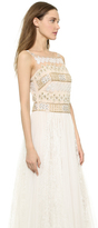 Thumbnail for your product : Marchesa Notte Beaded Pleat Gown