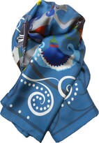 Thumbnail for your product : Mila & Such Deluge Mermaid Silk Scarf