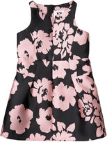 Thumbnail for your product : Milly Minis Sleeveless Floral Twill Racerback Dress, Pink, Size 8-16