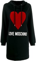Thumbnail for your product : Love Moschino Logo Hoodie Dress