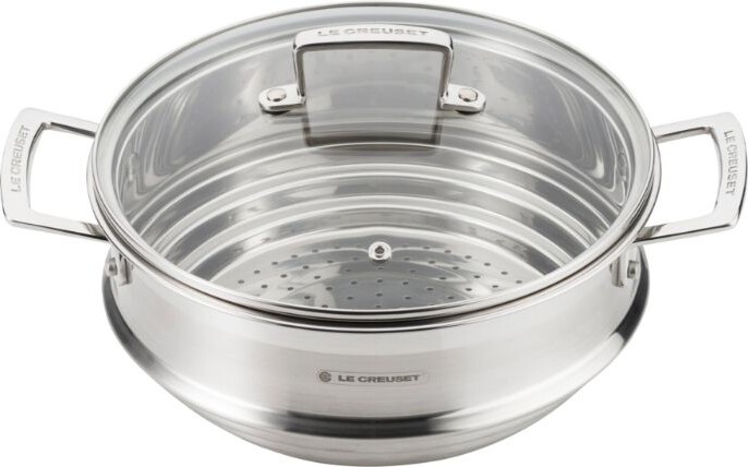 6.3 Qt. Stockpot with Glass LId (Toughened Nonstick Pro), Le Creuset