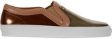 Thumbnail for your product : Givenchy Metallic Two-Tone Slip-On Sneakers