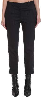 Mauro Grifoni Pants In Black Wool