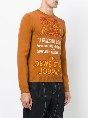 Loewe Street journal sweater