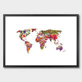 Thumbnail for your product : Monde Mosaic It's Your World Art Print