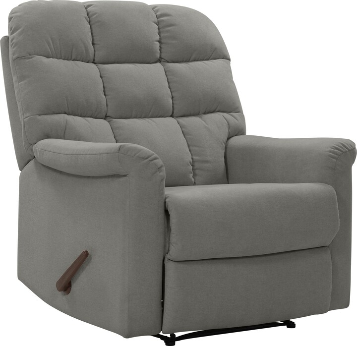 Copper Grove Deinze Blue/Grey/Tan Velvet Tufted Back Extra Large Wall