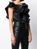 Thumbnail for your product : Alchemy ruffled V-neck body