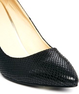 Thumbnail for your product : Oasis Snake Print Heeled Court Shoes