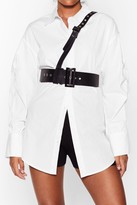 Thumbnail for your product : Nasty Gal Womens Strapped in Faux Leather Crossbody Belt - Black - One Size