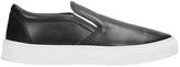 Thumbnail for your product : Marcelo Burlon County of Milan Slip On Black Leather Sneakers