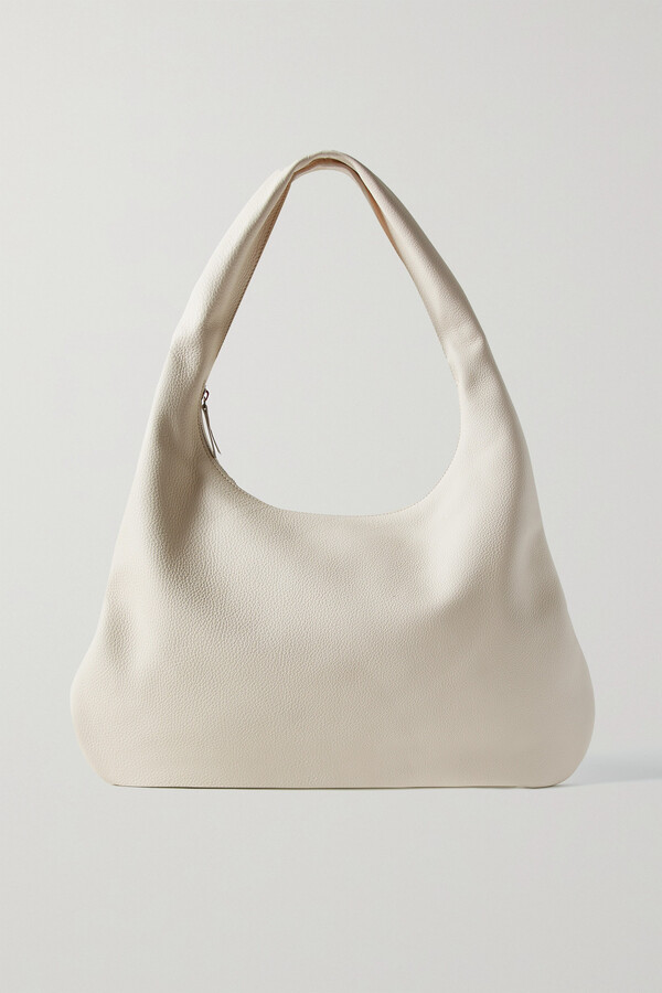 The Row Everyday Textured-leather Shoulder Bag - Ivory - ShopStyle