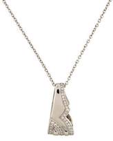 Thumbnail for your product : Ferragamo 18K Diamond Pendant Necklace white 18K Diamond Pendant Necklace