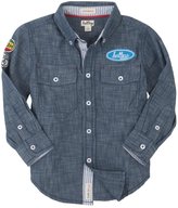 Thumbnail for your product : Hatley Button Down Shirt (Toddler/Kid) - Big Rig Trucks-4