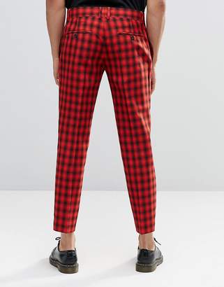 Religion Skinny Cropped Pants In Check