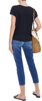 Thumbnail for your product : Frame Easy Scoop Slub Linen-jersey T-shirt