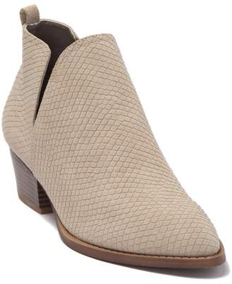 steve madden jain bootie snakeskin