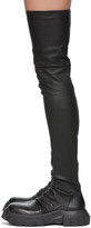 Thumbnail for your product : Rick Owens Black Bozo Stocking Tractor Boots
