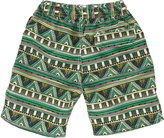Thumbnail for your product : Trunks Retromarine Aztec-pattern Knee-length Swim