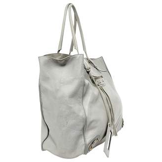 Balenciaga Papier Grey Leather Handbag