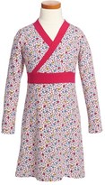 Thumbnail for your product : Tea Collection 'Gabriele's Garten' Long Sleeve Wrap Dress (Toddler Girls, Little Girls & Big Girls)