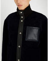 Thumbnail for your product : Joseph Shearling and lamb leather reversible bomber jacket