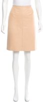 Thumbnail for your product : Reed Krakoff Leather Mini Skirt