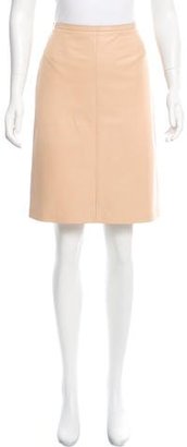 Reed Krakoff Leather Mini Skirt