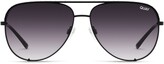 Thumbnail for your product : Quay Rivet 56mm Aviator Sunglasses