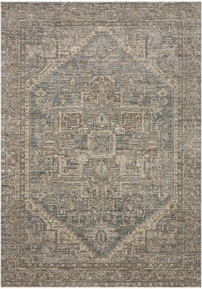 Loloi Priscilla Area Rug in Beige, Size: 5 Ft. x 7 Ft. 6 In. Rectangular
