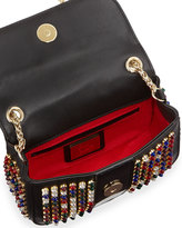 Thumbnail for your product : Christian Louboutin Sweety Charity Studded Crossbody Bag, Black/Multi