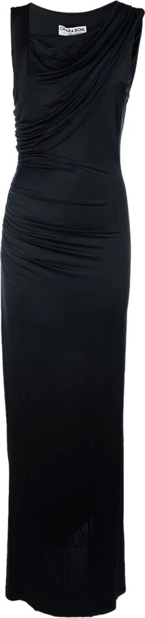 Chiara Boni La Petite Robe Draped Maxi Dress